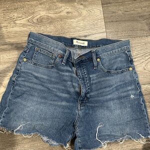 Madewell Women's Blue Denim Shorts